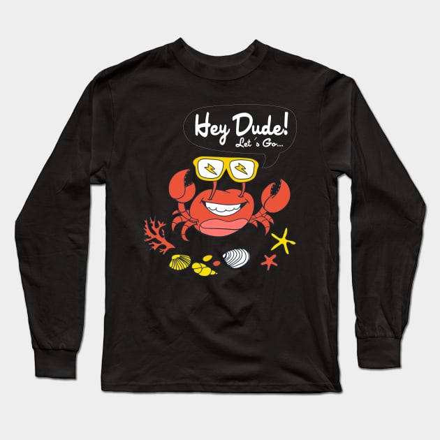 hey dude Long Sleeve T-Shirt by ARRIGO